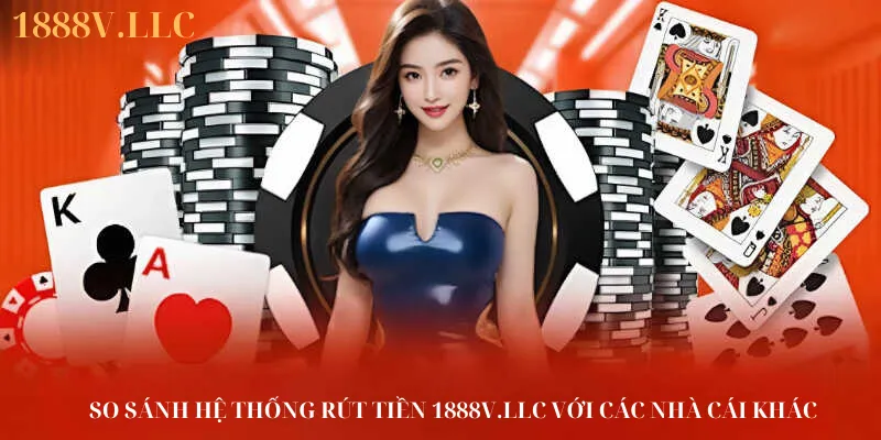 So sánh hệ thống rút tiền 1888V.LLC với các nhà cái khác